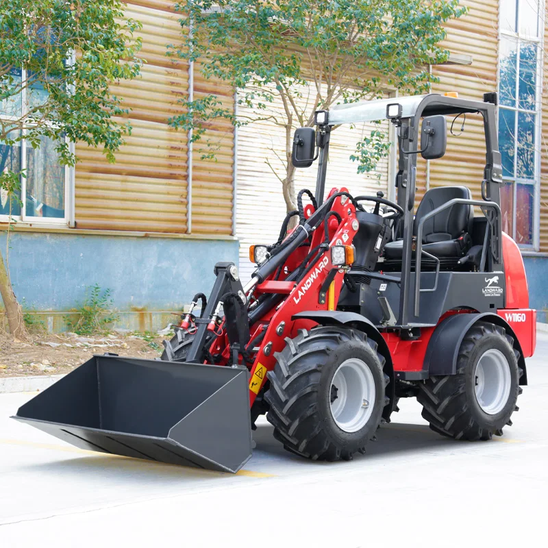 

Factory Direct Sales High Quality Home Use Small Loader Kubota 4×4 Wheel Loader Agricultural All Terrain Loader Customized Sale