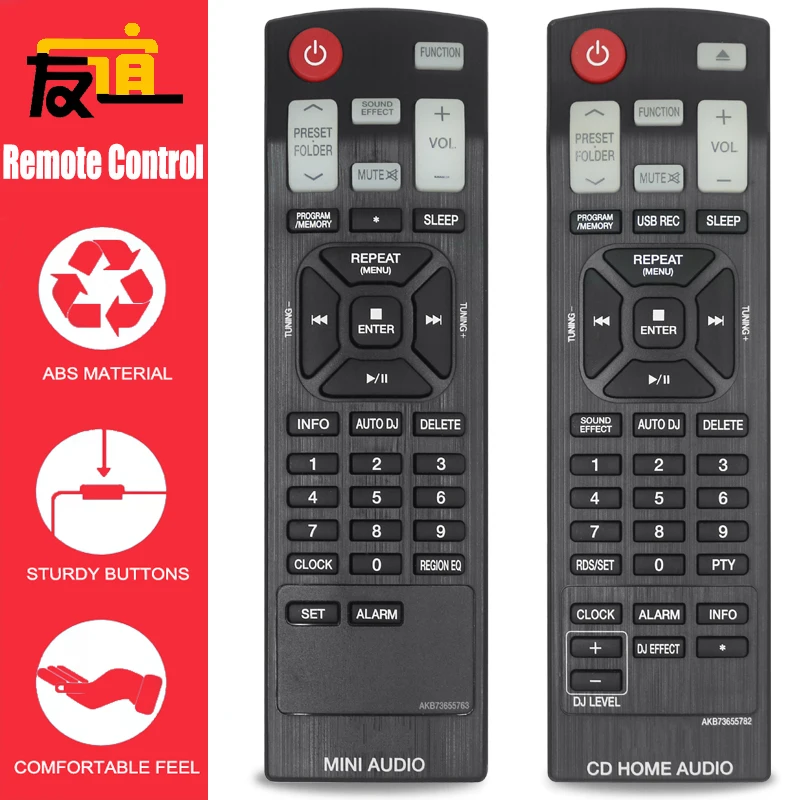 

AKB73655763 AKB73655765 AKB73655782 AKB73655784 AKB73655793 Remote for L-G hi-fi audio system
