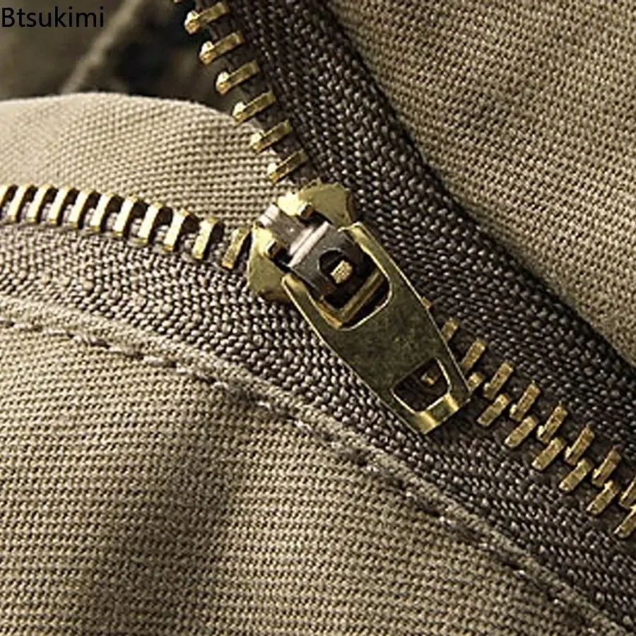 2026 Men\'s Military Cargo Pants Trend Multi-pockets Loose Cotton Casual Pants Overalls Army Tactical Trouser for Men Plus Size46
