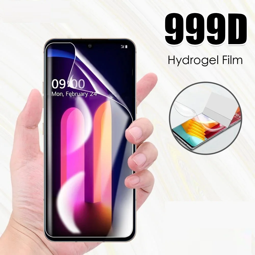 Гидрогелевая пленка с полным покрытием для LG Velvet V30 V30S V35 V40 V50 ThinQ, защитная пленка для LG V20 V30 V35Plus, не стекло