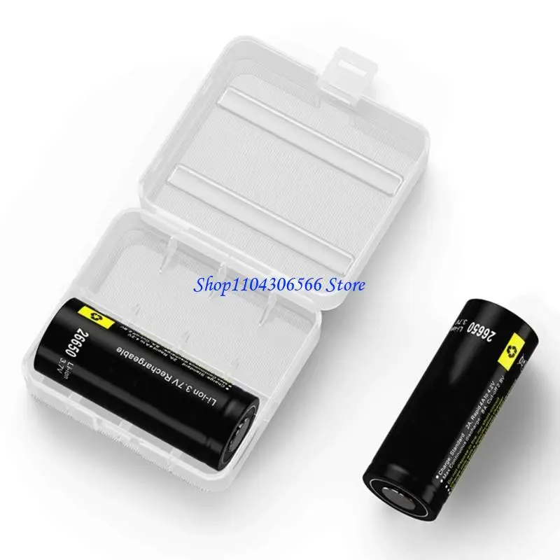 02DD Battery Storage Box Secure Store 26650 Batteries 26650 Battery Storage Case