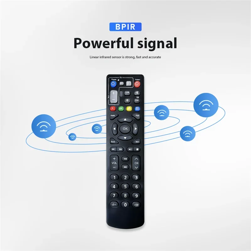 BPIR-Control remoto Universal para Smart TV, mando a distancia IR con función de aprendizaje, copia para Samsung smart TV, DVD TV BOX