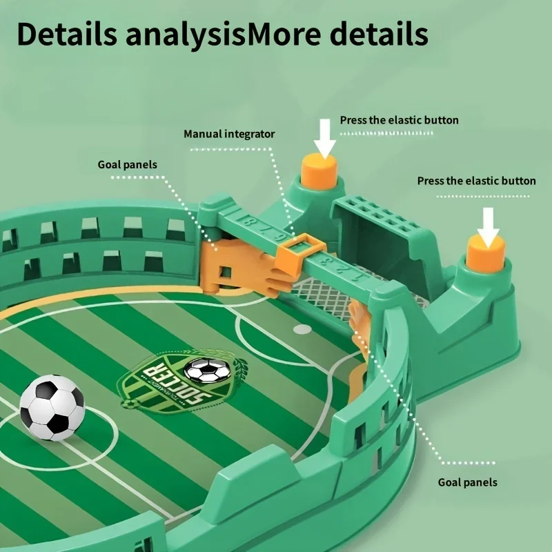 1 szt. Interaktywna gra w piłkę nożną Stół dla dzieci Piłka nożna Podwójny stół bojowy Interaktywna gra planszowa dla rodziców i dzieci