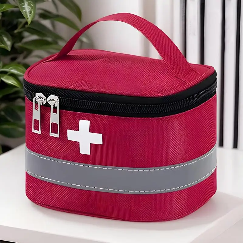 حقيبة دواء حقيبة طبية صغيرة للسفر حاويات تخزين الأدوية المنزلية حبوب منع الحمل الإيدز حقائب السفر الصدمة