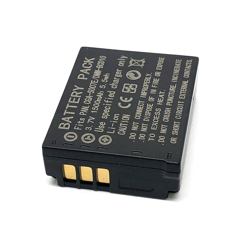 CGA-S007E CGA-S007 CGA S007 S007E S007A DMW-BCD10 Battery for Panasonic DMW BCD10 DMC TZ1 TZ2 TZ3 TZ4 TZ5 TZ50 TZ15 GK batteries