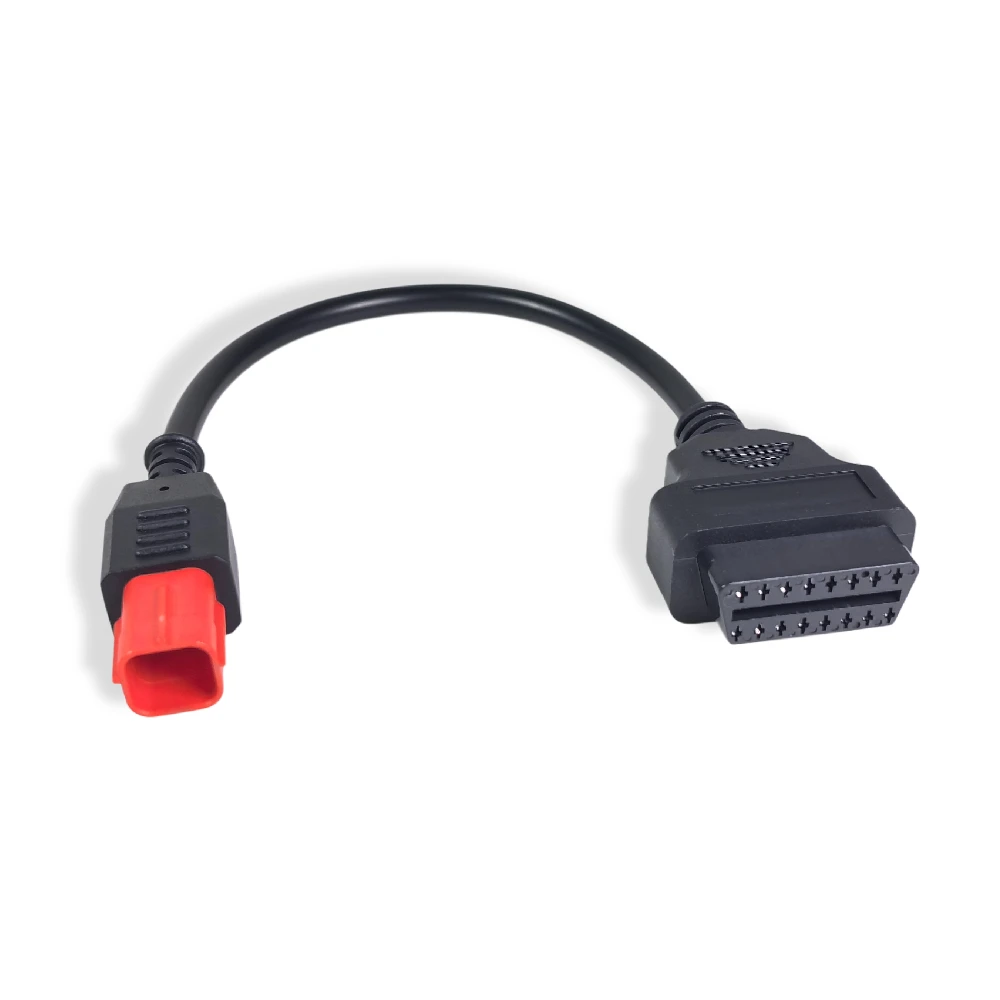 For Honda Motorcycle 6PIN Cable 6 To 16 Pin Motorbike Cable Adaptors OBD2 Diagnostic Cable Extension Connectors For Honda