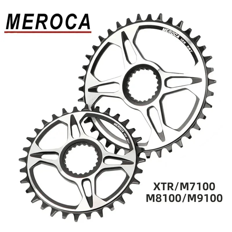 MEROCA Mountainbike-Einzelscheibe 12-Gang 32T 34T 36T 38T für Shimano M7100 M8100 M9100 Spezial-Zahnradscheibe Fahrradteile