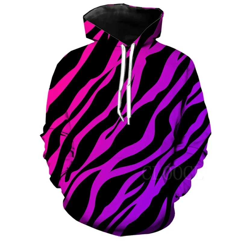 

3D printed Harajuku men's sportswear leopard print men's hooded sweatshirt men's and women's leopard print pullover casual