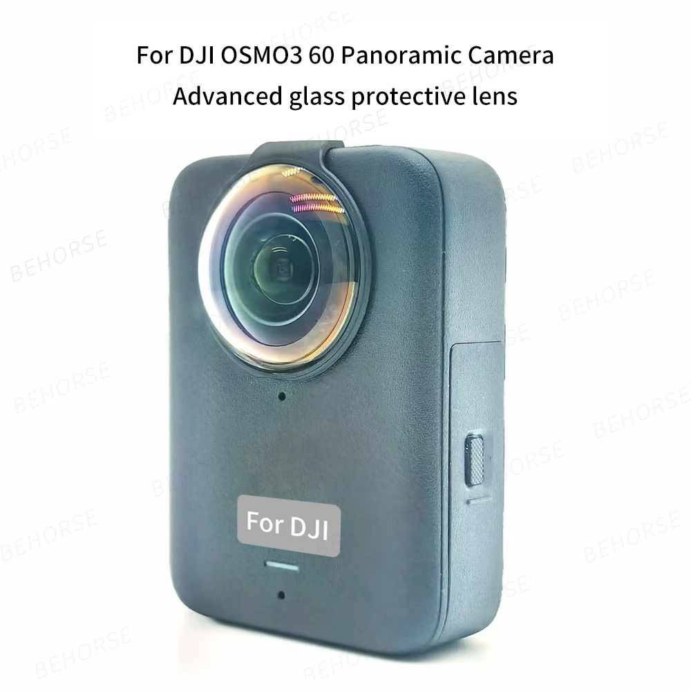 Стеклянная защита объектива для DJI Osmo 360, защелкивающееся противотуманное кольцо для объектива, устойчивая к царапинам защита объектива камеры для DJI Osmo 360, аксессуар