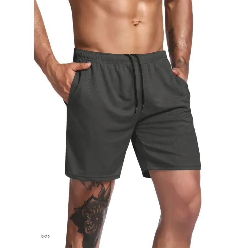 

Мужские повседневные шорты 5 дюймов с завязками на талии, из дышащей ткани, доступны в различных цветах - идеальный выбор для лета.