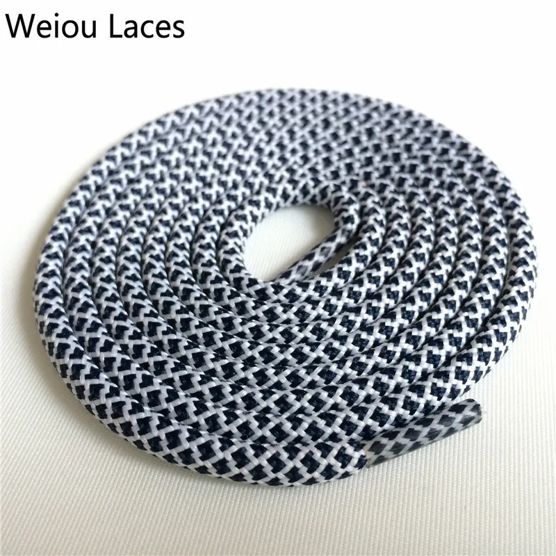 Weiou في الهواء الطلق 4.5 مللي متر المشي التمهيد الأربطة حبل من البوليستر جلد رياضة الجري Shoestring اللون رباط الحذاء ل حذاء كرة السلة حذاء رياضة