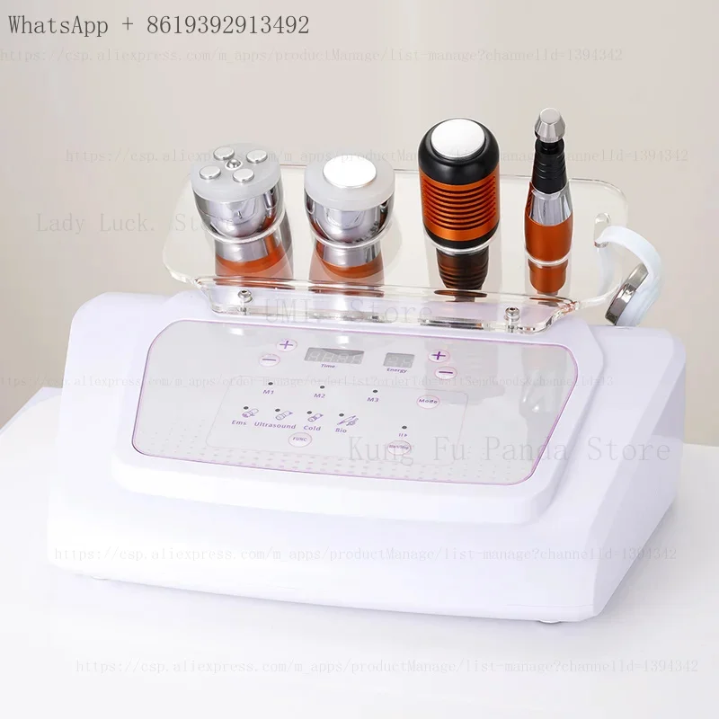 

4 in 1 Beauty Equipment Wrinkle Removal Moisturizing EMS + RF Meso No Needle Meso Gun