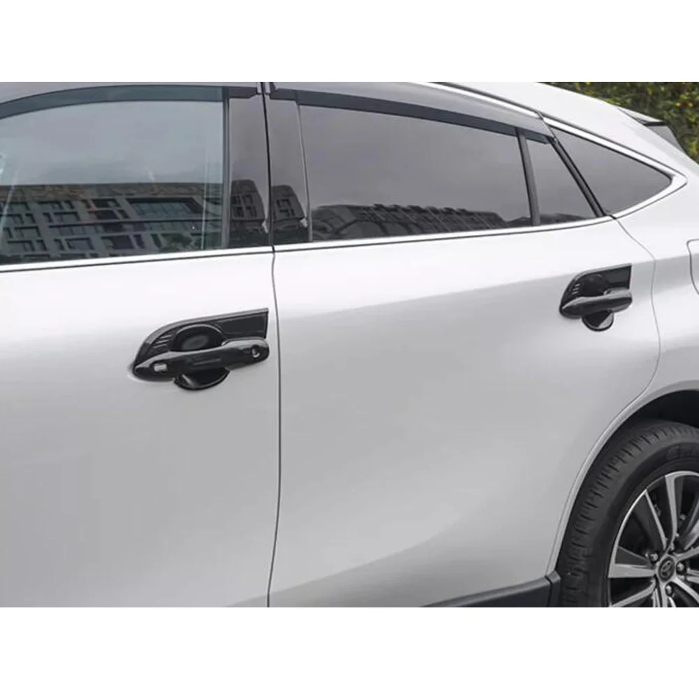 For Toyota Venza/Harrier 2021 2022 2023 2024 ABS/Steel Car Door Armrest Handle Bowl Cover Trim Stick Frame Exterior Accessories