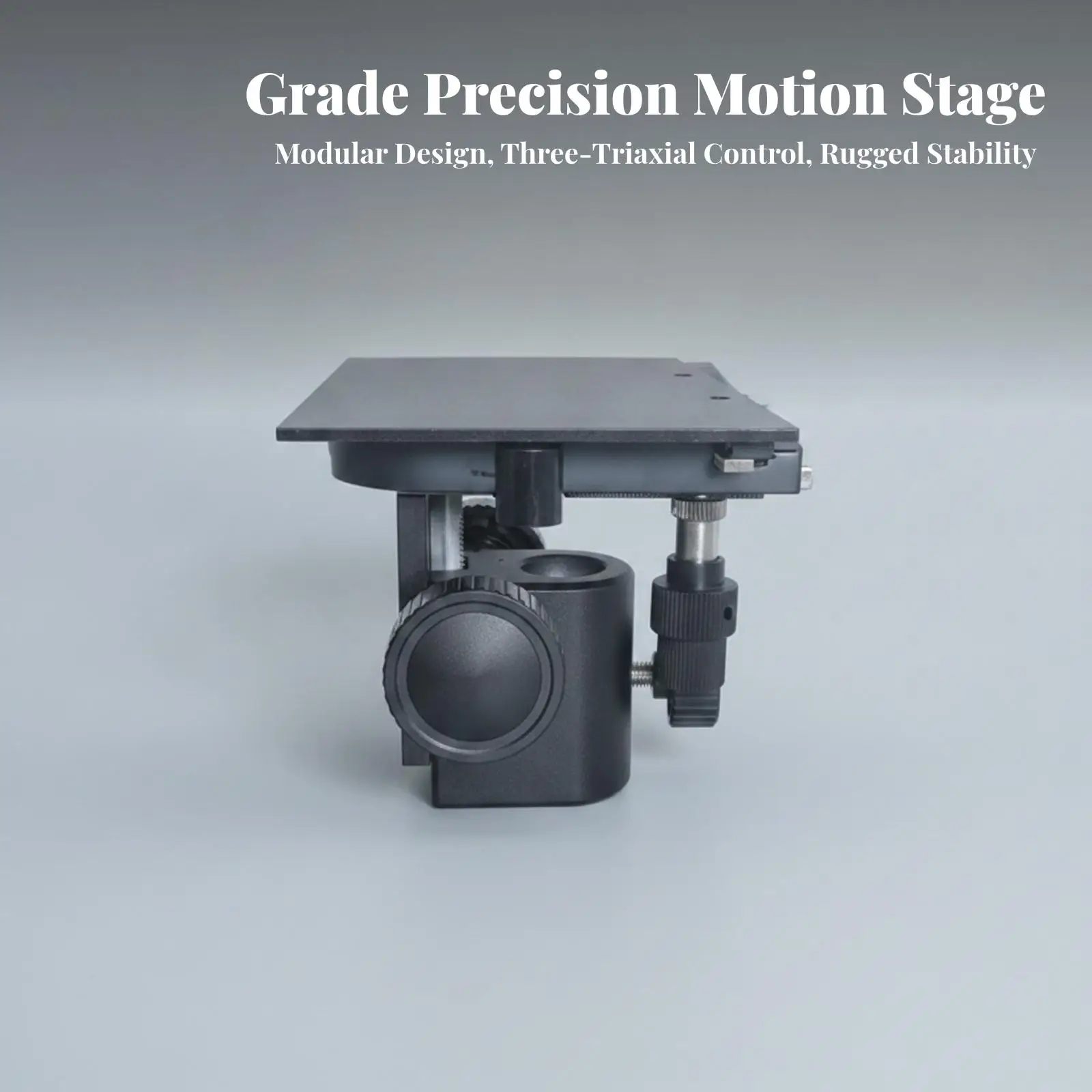Lab Microscope Moving Stage Fine Adjustment Positioning Table Compatible with Standard Microscopes for Education and Research