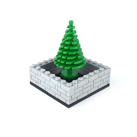 Строительные блоки для творчества, набор кирпичей 1x2, 1x3, 1x4 — детальный вид товара