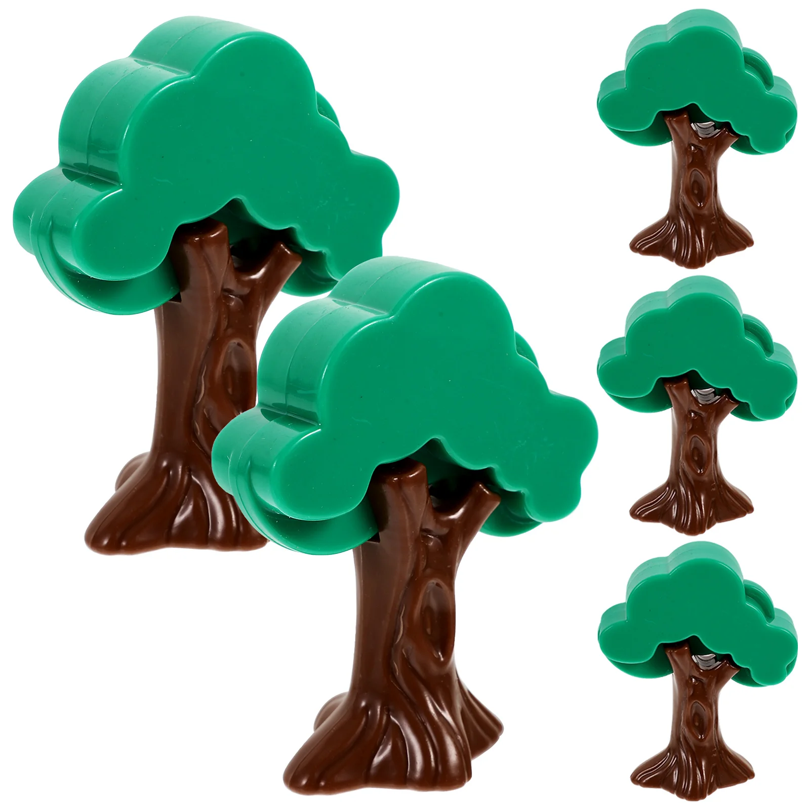 

5 Pcs Forest Tree Accessories Miniature Trees for Train Scene Kids Exploration Safe Material Non Toxic Easy Assemble