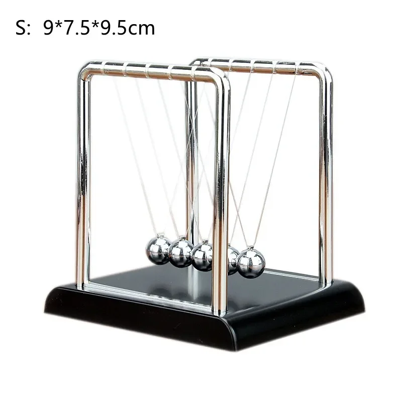 Newton Cradle Balance Stahlkugeln Perpetuum Motion Collision Ball Schule Unterricht Physik Wissenschaft Pendel Spielzeug Heimdekoration