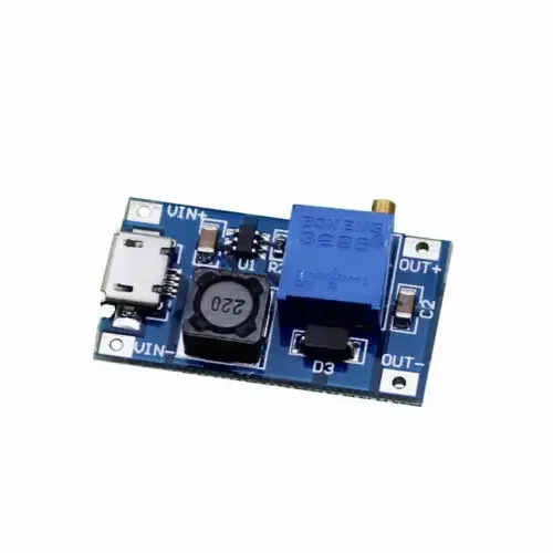 2A DC-DC Boost Step up Adjustable Converter Micro USB Input DC 2V-24V to DC 5V 6V 9V 12V 24V