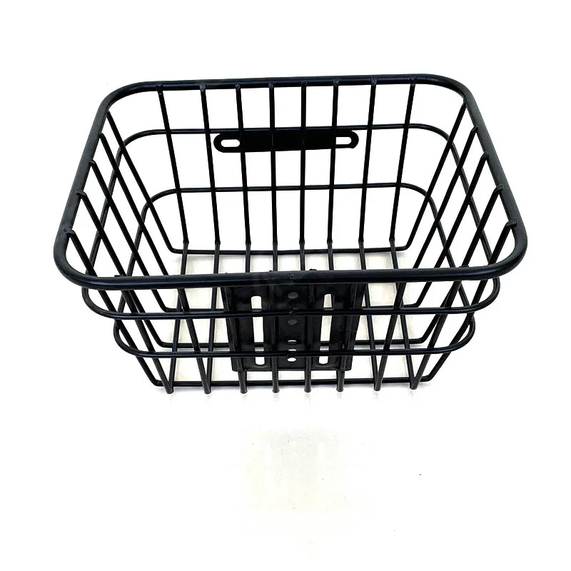 Stainless Head Handle Basket for Electric Scooter Bike Front Rear Storage Basket Mountain Bike Basket With mounting bracket