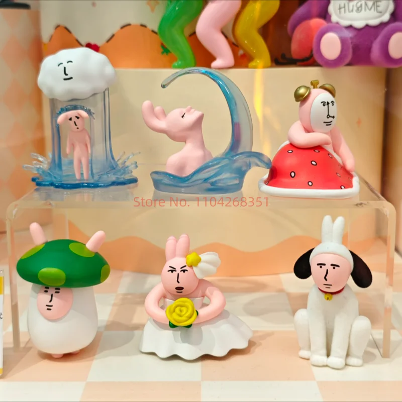 

Мой друг Кролик Абстрактная серия V2 Мини Слепая Коробка Розовый Кролик Аниме Фигурка Милая Модель Гаражный Комплект Настольный Декор Рождественский Подарок Игрушки