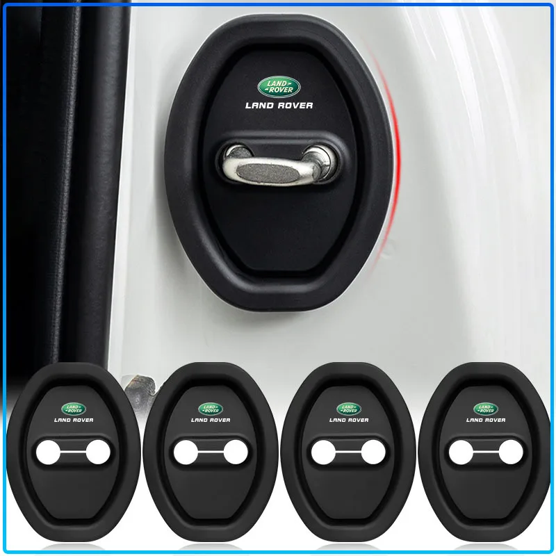 4 piezas de amortiguadores de silicona para puertas de coche, cubiertas para el cierre de la puerta, para Land Range Rover Sport Evoque L322 L320 L406 P38
