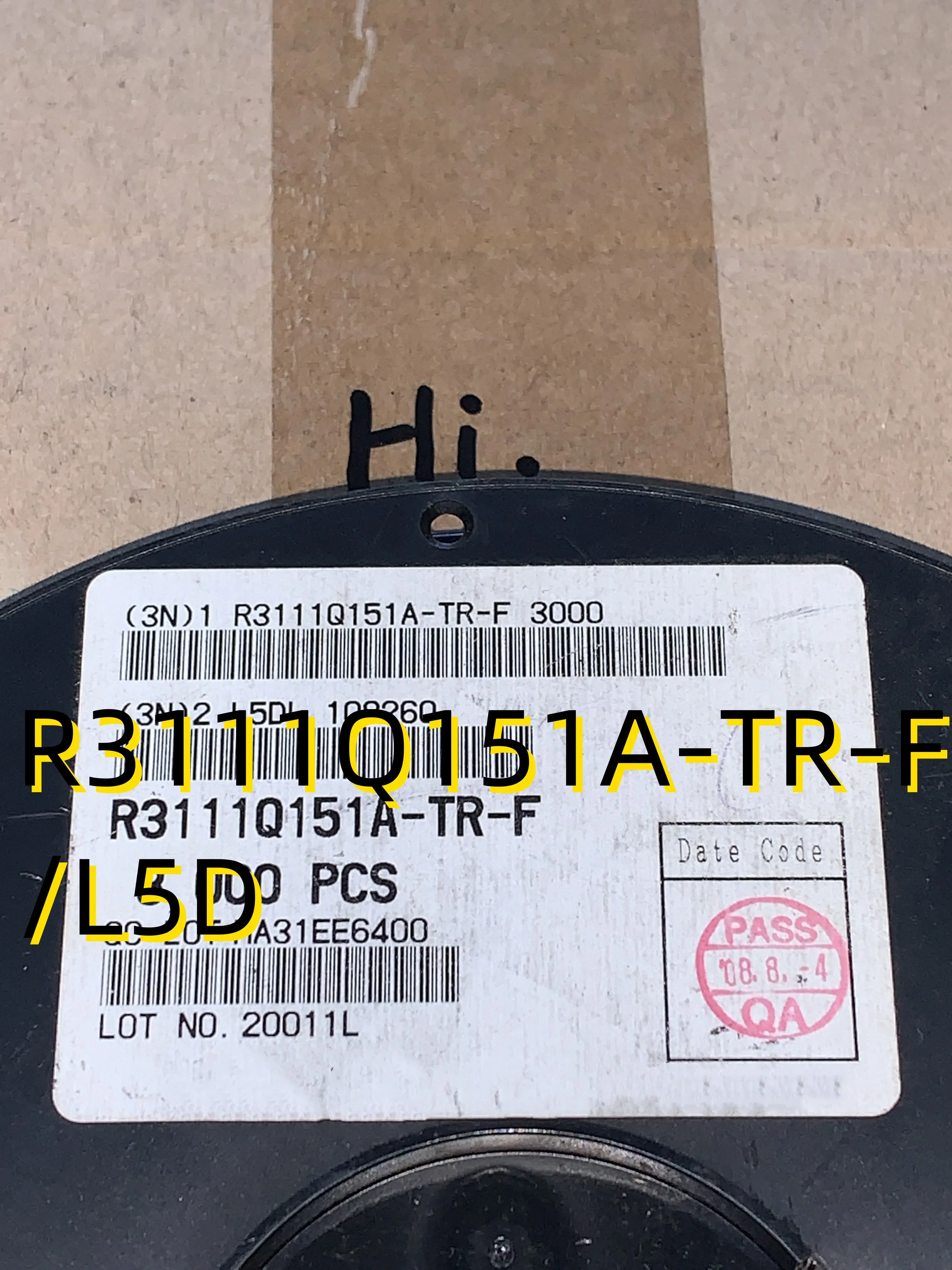 

Совершенно новый оригинальный комплект из 10 шт. R3111Q151A-TR-F /L5D