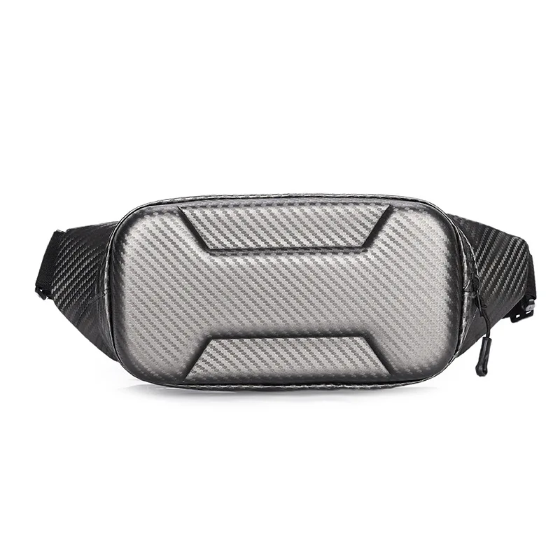 New Hard Shell Chest Bag Men Outdoor Crossbody Bag Trendy Sports Waist Pack Casual Backpack for Men