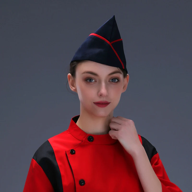 Chapeau de Chef de Cuisine pour hommes et femmes, casquette de bateau pour Restaurant de Sushi, chapeau de Chef de Cuisine d'hôtel, chapeau de travail anti-poussière pour serveur de serre