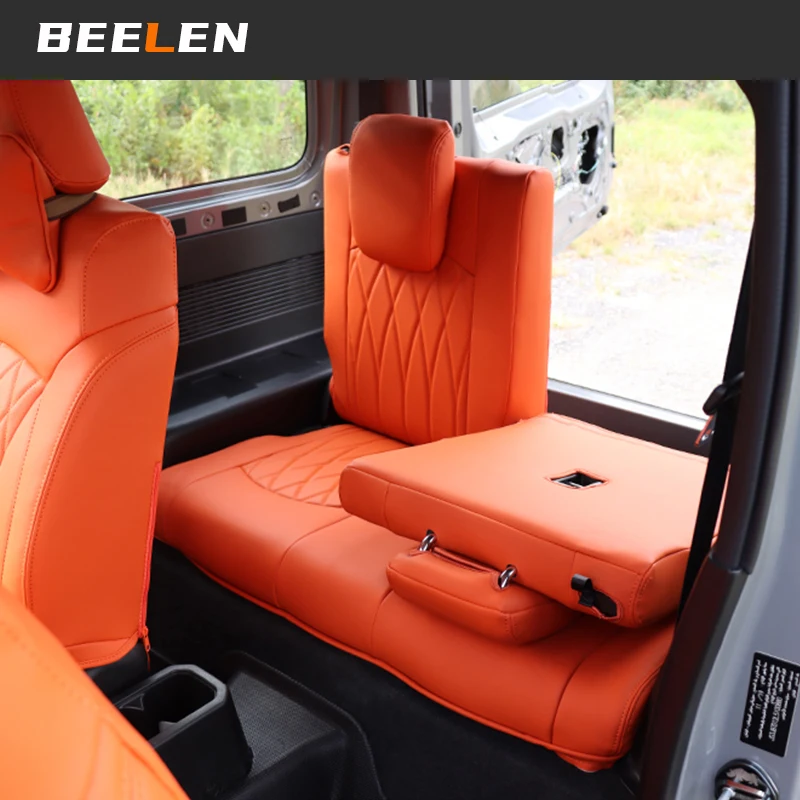 Car Seat Cover Protector Cushion Pad Nappa leather material For Suzuki Jimny JB64 Sierra JB74W 2019 2020 Accessories