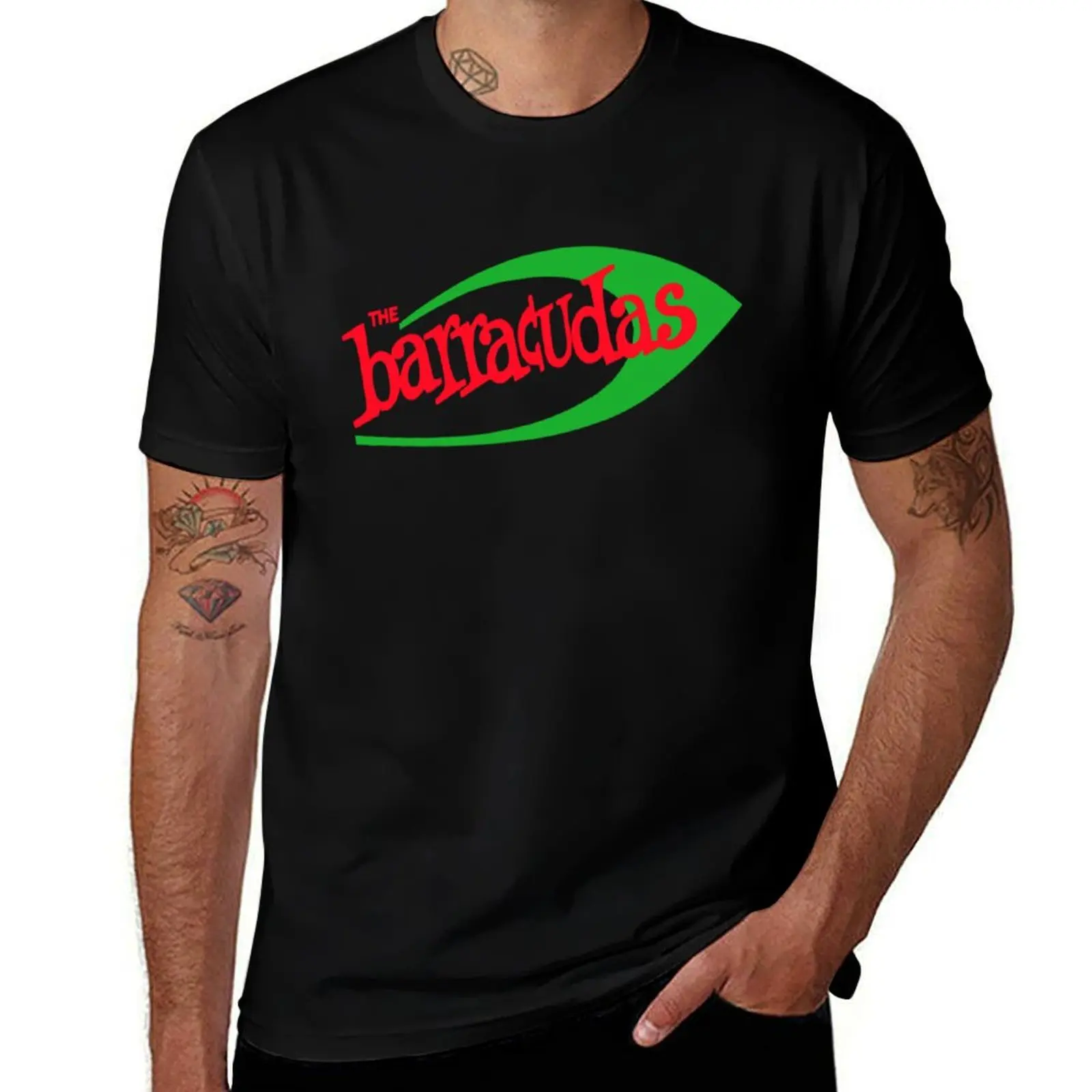 

The Barracudas T-Shirt Basic Casual Wear Short Sleeve Top
