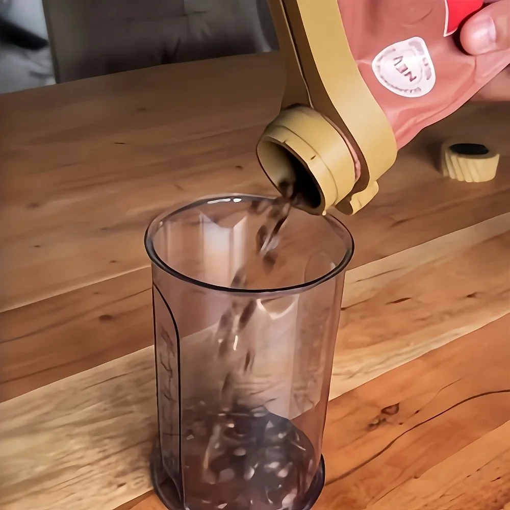 3D Printed Coffee Bag Sealing Clip with Pour Spout Moisture Proof Bag Sealer Clip with Dispenser Plastic Long-lasting