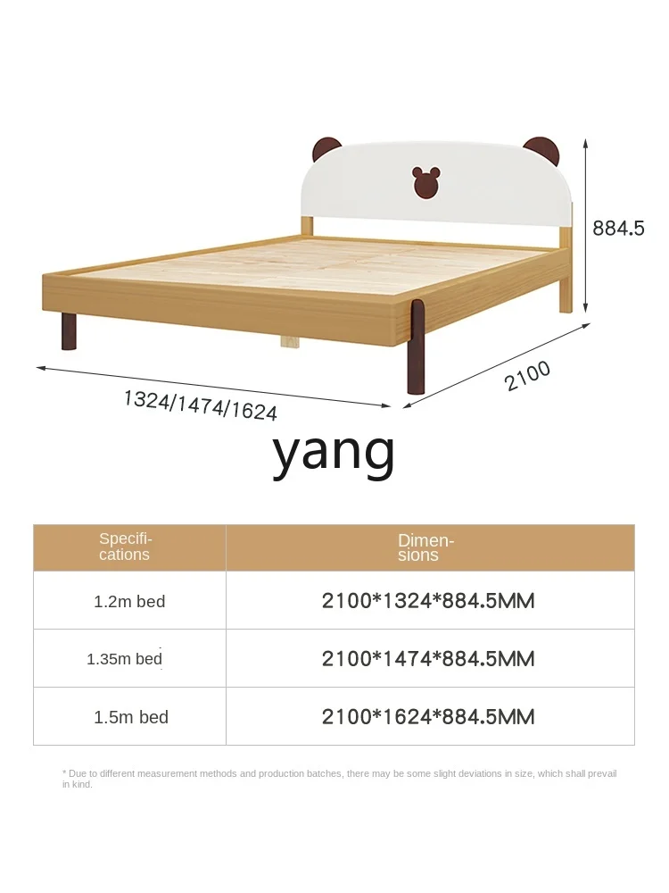 CX tempat tidur anak laki-laki dan perempuan, papan tempat tidur kayu polos Modern sederhana dapat disesuaikan