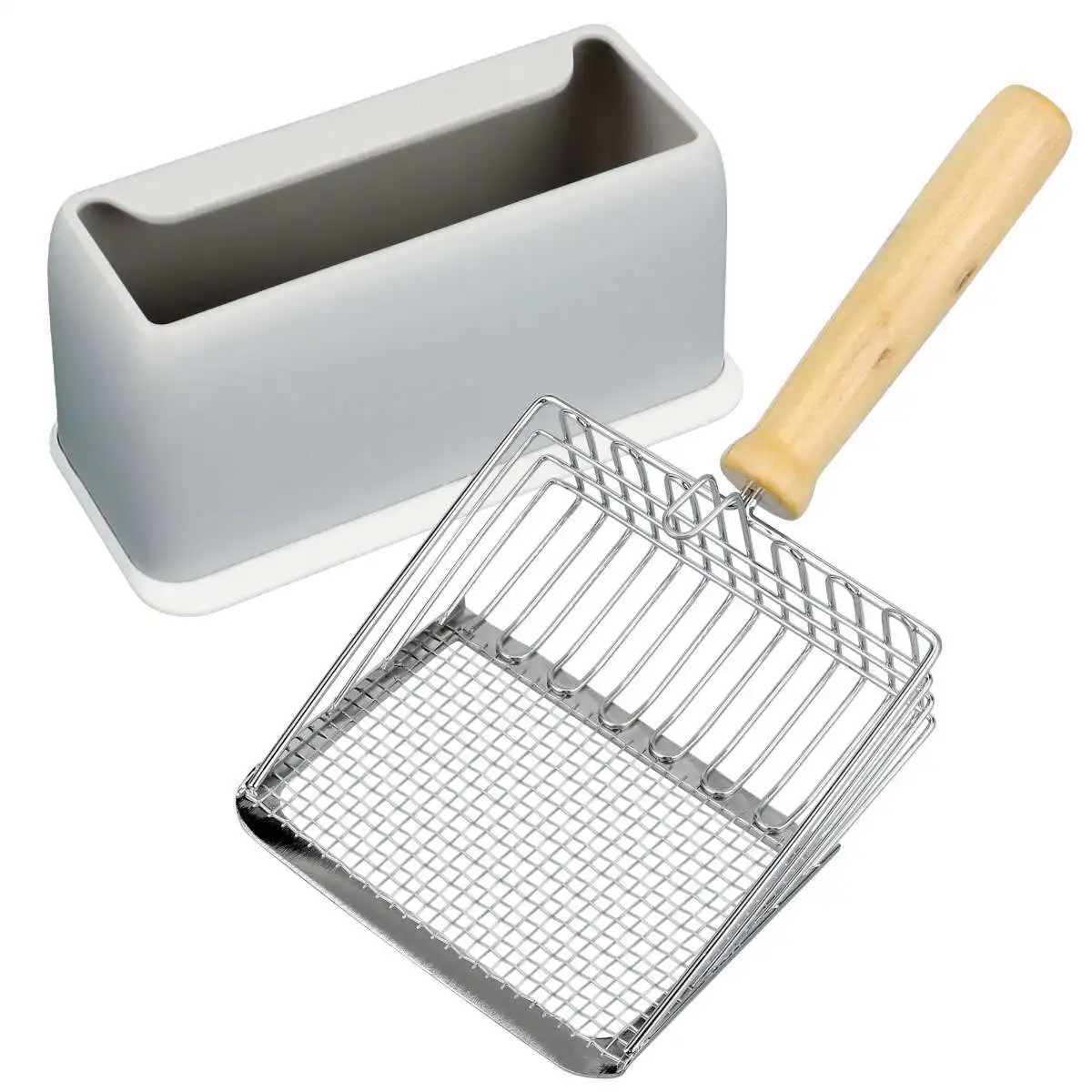 Cat Litter Scooper Metal Scoop Sifter Deep Shovel Cleaner Pet Toilet Scooper new