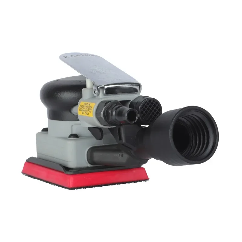 3inchx4inch Pneumatic Random Ortbital Central Vacuum Square Air Palm Sander Power Sanding Machine