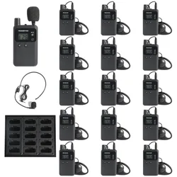 Wireless Tour Guide System 813R Audio Guide System Free Logo Service for Travel Agency Simultaneous Translation Factory Visit
