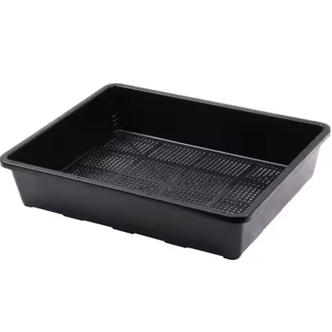 20pcs Seedling Tray With Grid Design For Home Gardening Reusable Plastic Growing Trays Vegetables Flowers Sprouter