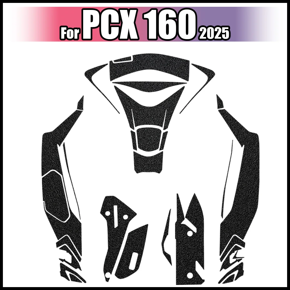 ل PCX 160 PCX160 2025 الدراجات النارية اكسسوارات ملصقات ثلاثية الأبعاد سميكة متجمد مجموعة كاملة واقية مقاوم للماء مقاومة للخدش ملصق مائي #1