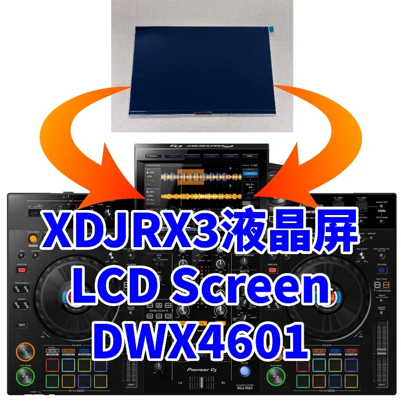 Pioneer xdjrx3 display lcd all-in-one disc player dwx4601 touch screen dsx1151