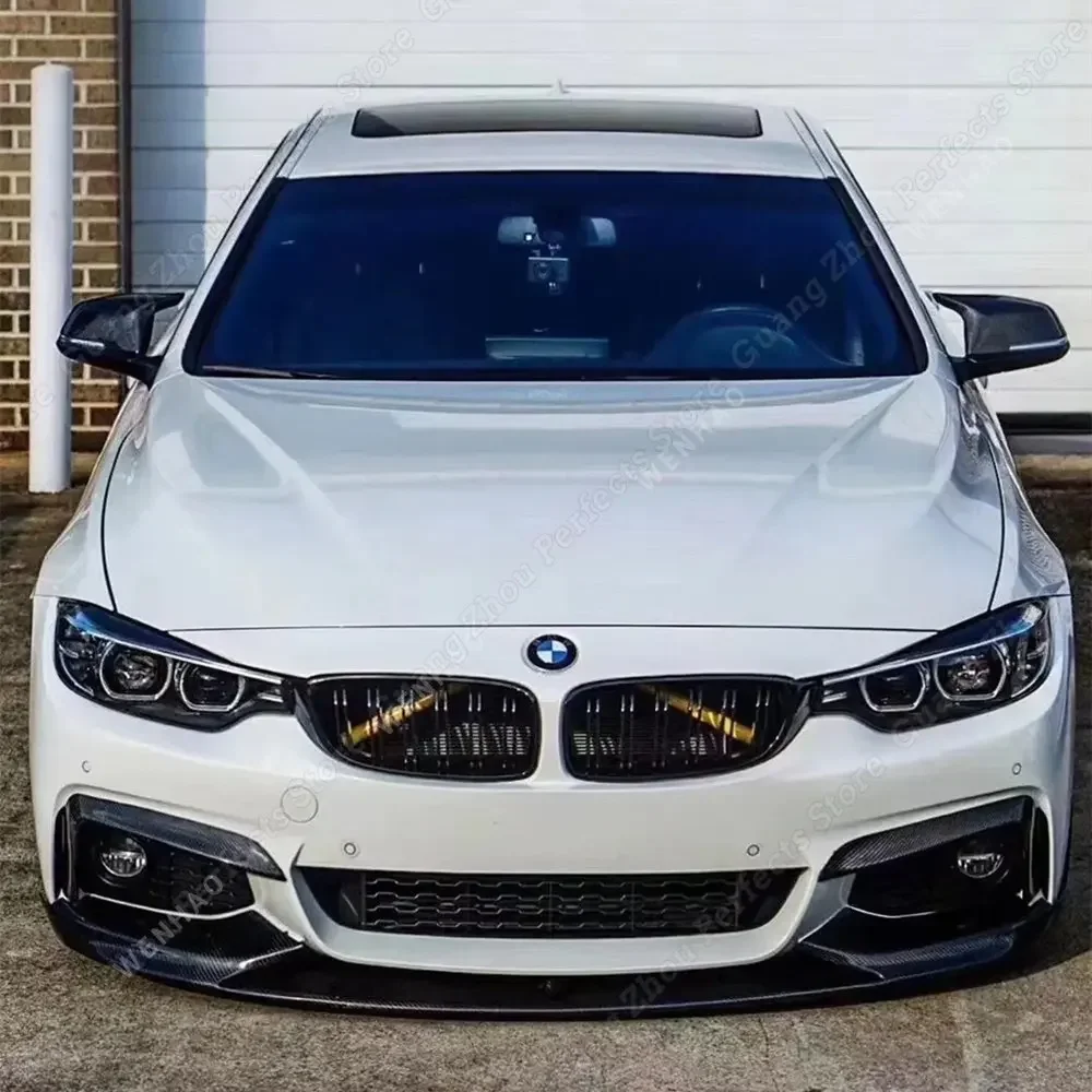 2 Stücke ABS Glanz Böse Scheinwerfer Augenbrauen Augenlid Für BMW 4er F32 F33 F36 M4 420d 420i 425d 430i 435i 440i 2013-2021 Tuning