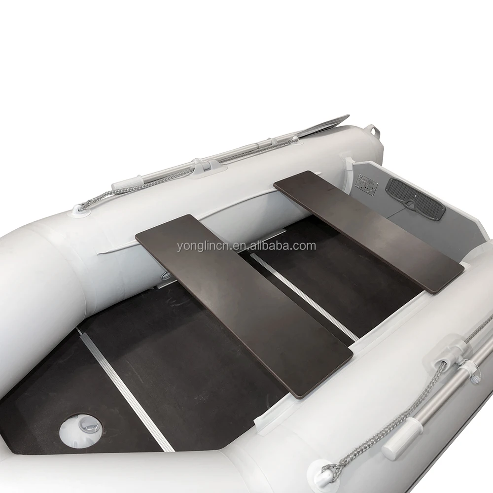 Inflatable PVC Rib Boat Fast With CE Certificate Wear-resistant Light Weight Family Fishing Boat 6 Persons Capacity Stable