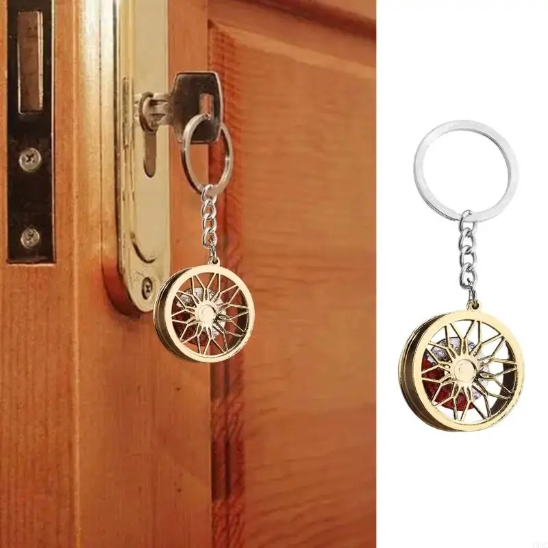 195C Car Wheel Keychain for