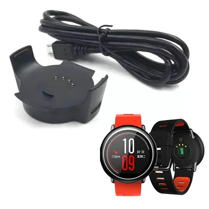Câble de chargement USB, Base de chargeur, adaptateur de support pour montre intelligente de Sport Xiaomi Huami Amazfit Pace 1st A1602