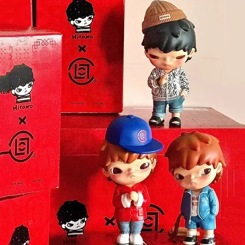 Genuine Hirono X Clot Series Blind Box Cute Kung Fu Action Figure Fashion Trendy Model Surprise Mystery Box Room Decor Toys Gift