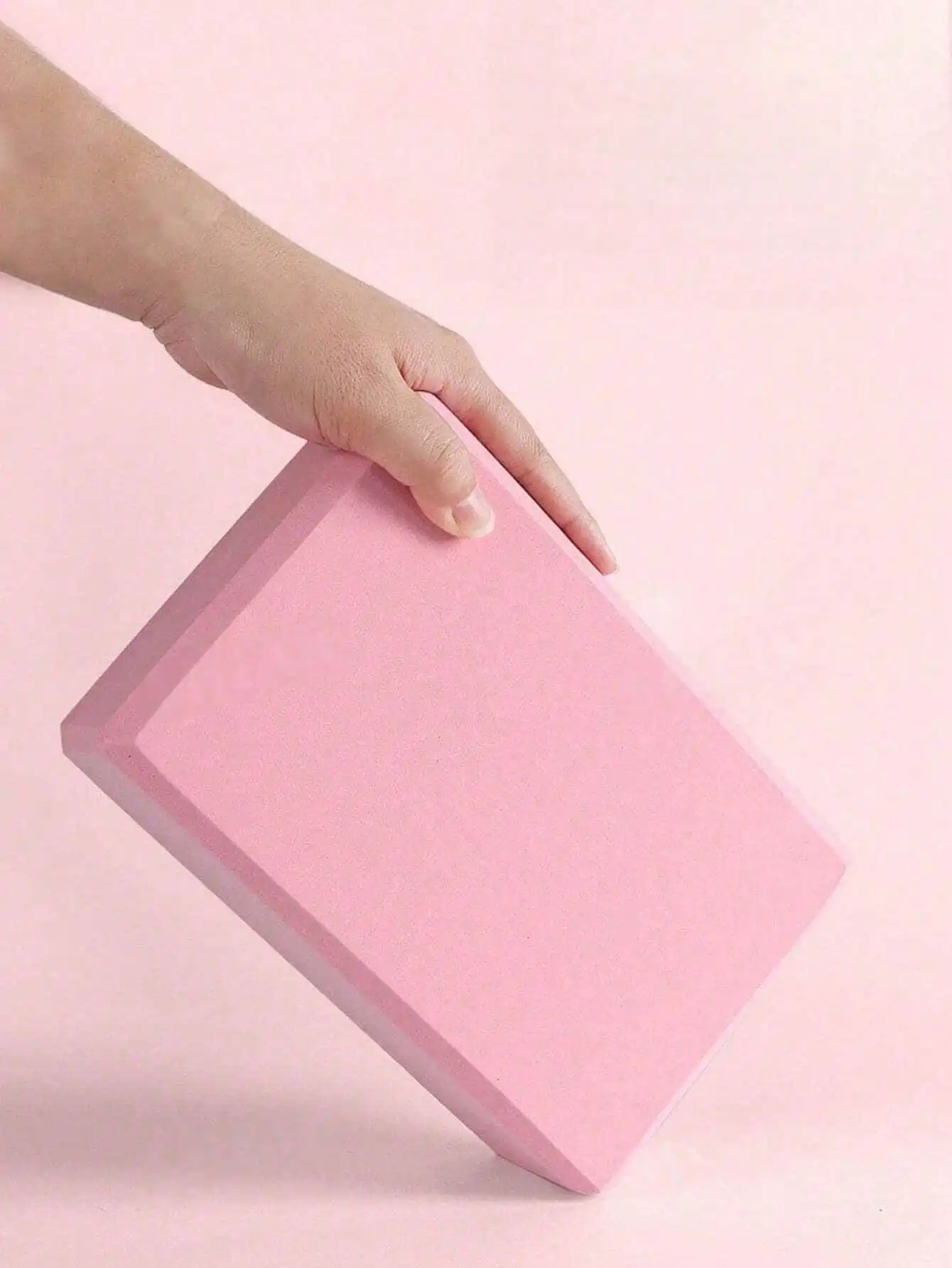 

Цельный блок для йоги-поддержка из пенопласта Eva, мягкая нескользящая поверхность, скошенный край, йога, пилатес, медитация, стабильность аксессуаров для йоги,