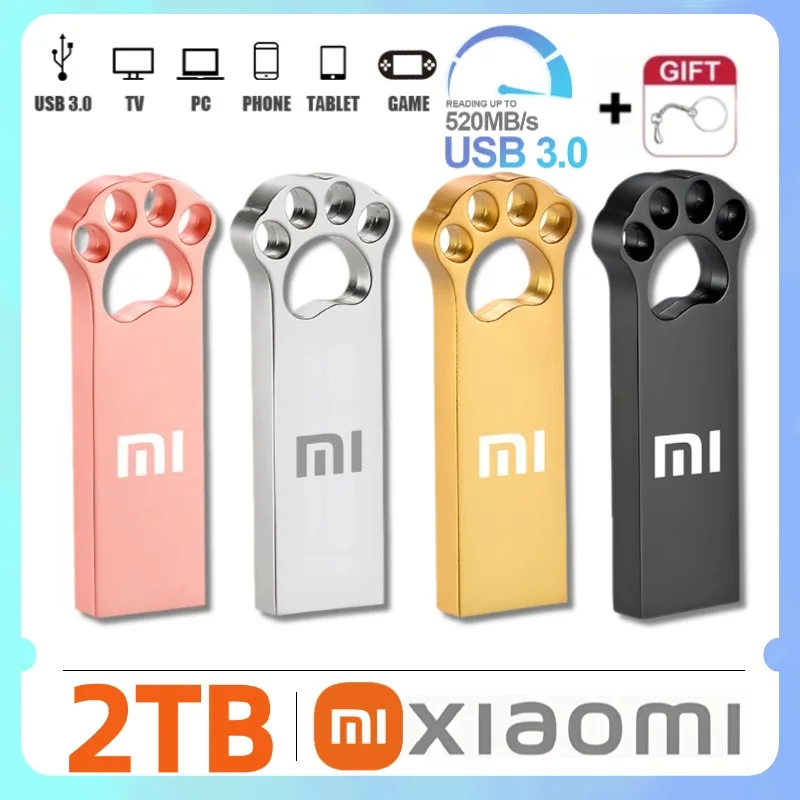 Флэш-накопители-xiaomi-2-ТБ-usb-30-высокоскоростной-металлический-флеш-накопитель-с-интерфейсом-1-ТБ-портативный-usb-накопитель-Водонепроницаемая-usb-флэш-карта