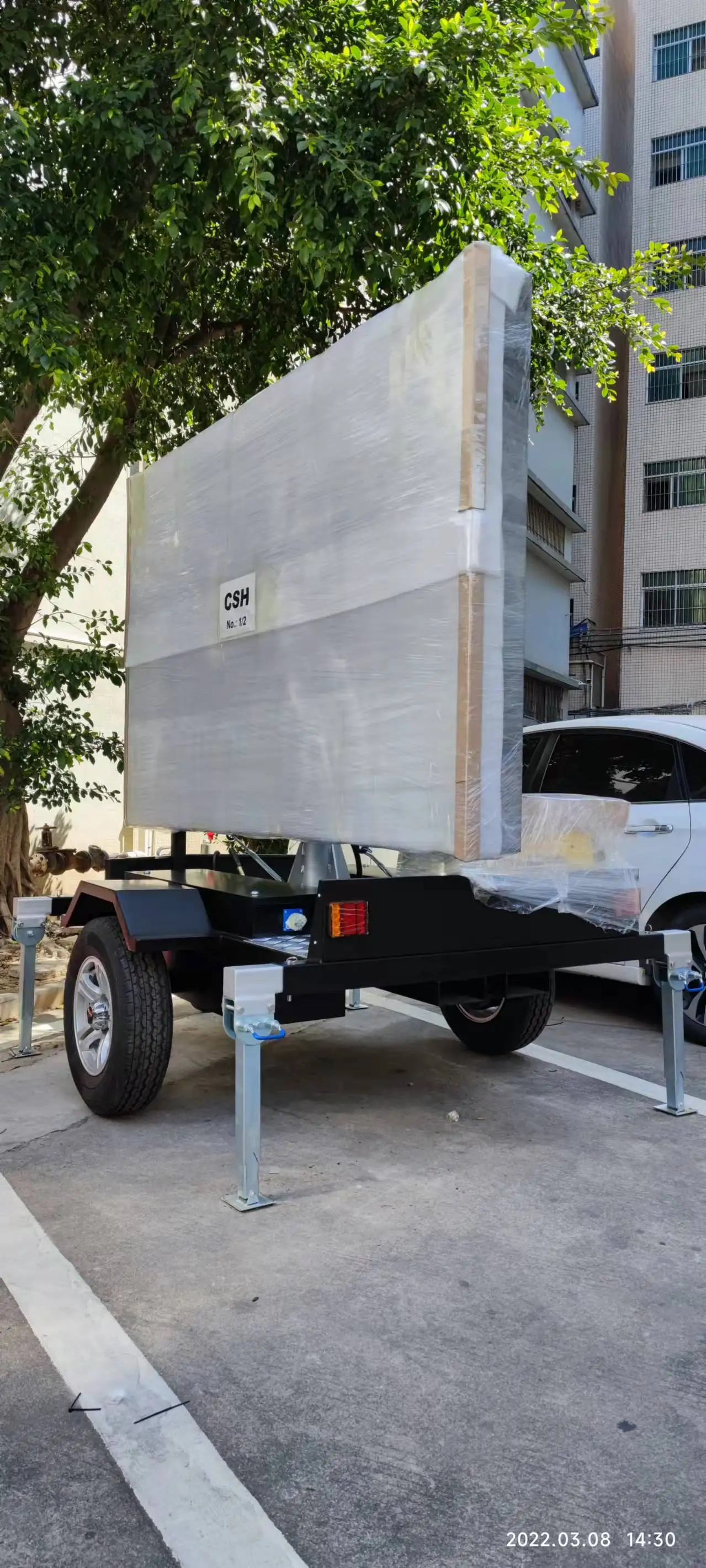 P2 نموذج LED شاشة حائط الفيديو مقاوم للماء في الهواء الطلق كامل اللون LED عرض المقطورات IP65 5 مللي متر بكسل الملعب وسائل الإعلام الإعلانية استخدام SDK #5