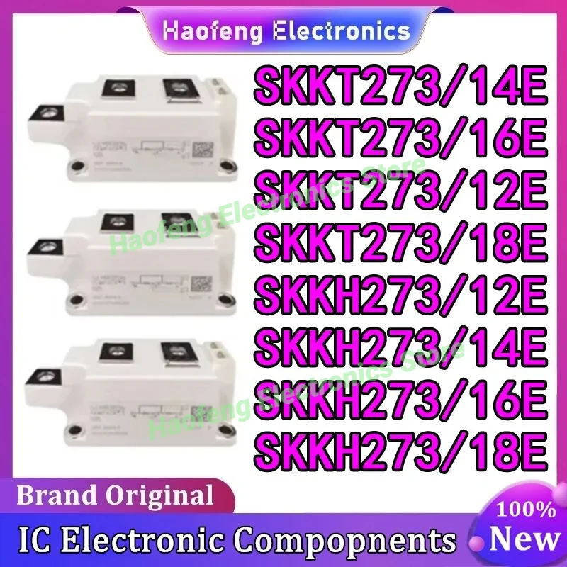 SKKT273 SKKT273/12E SKKT273-14E SKKT273-16E SKKT273-18E SKKH273/12E SKKH273-14E SKKH273-16E SKKH273-18E Thyristor Diode Modules