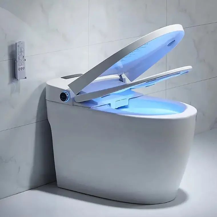 

Floor Mounted Self Clean Smart Toilet Tankless Automatic Bidet Intelligent Bathroom Toilet Bowl