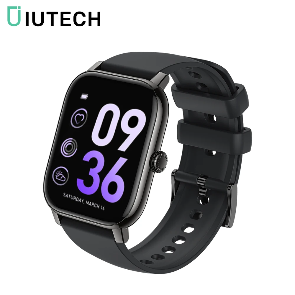 IUTECH P75 Smartwatch 2024 Men Women 1.85'' Display Bluetooth Call Watches Fitness Health Bracelet Swimming Sport Smart Watch