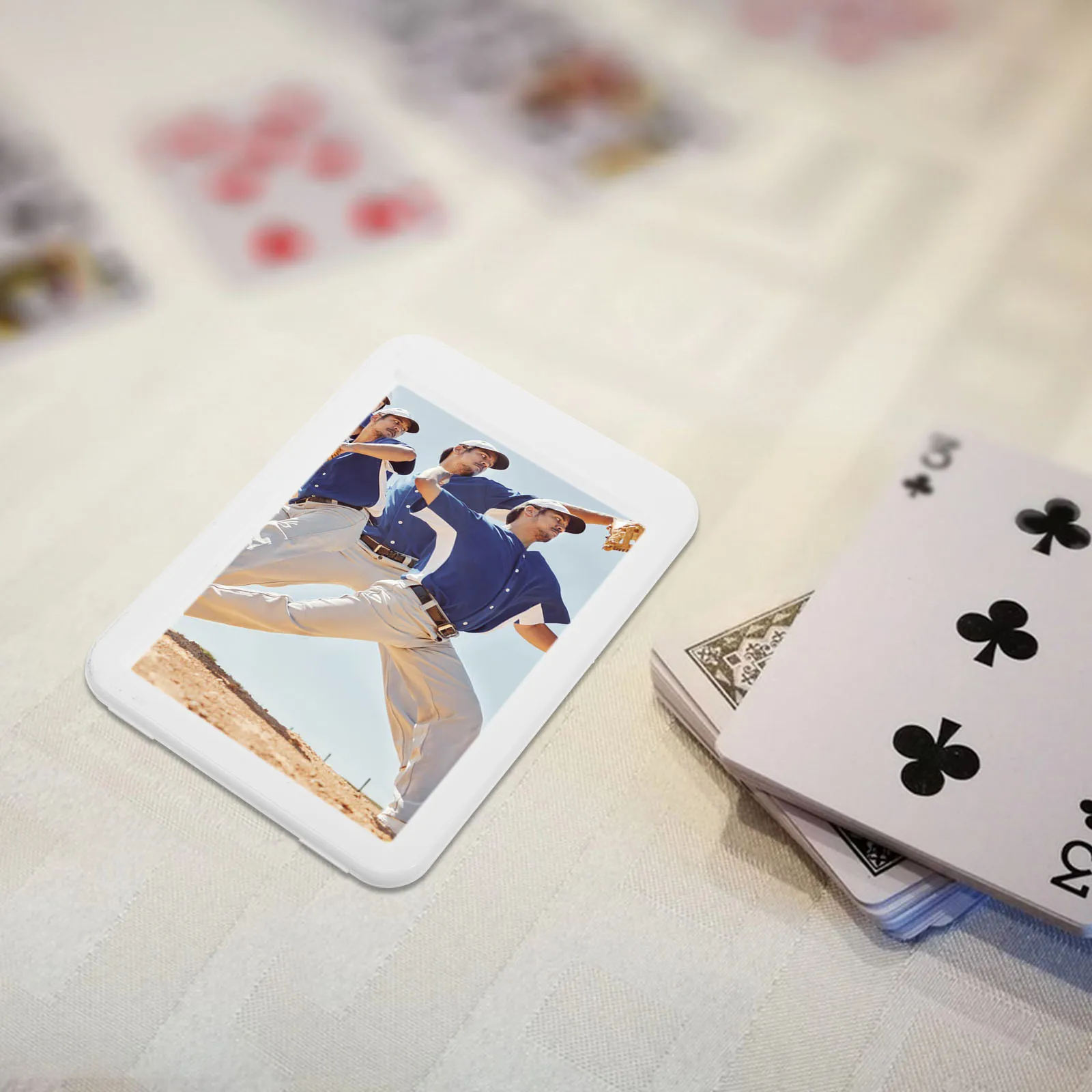 

10pcs Plastic Card Sleeves Clear Card Protectors For Baseball Trading Hockey Sports Cards Lightweight